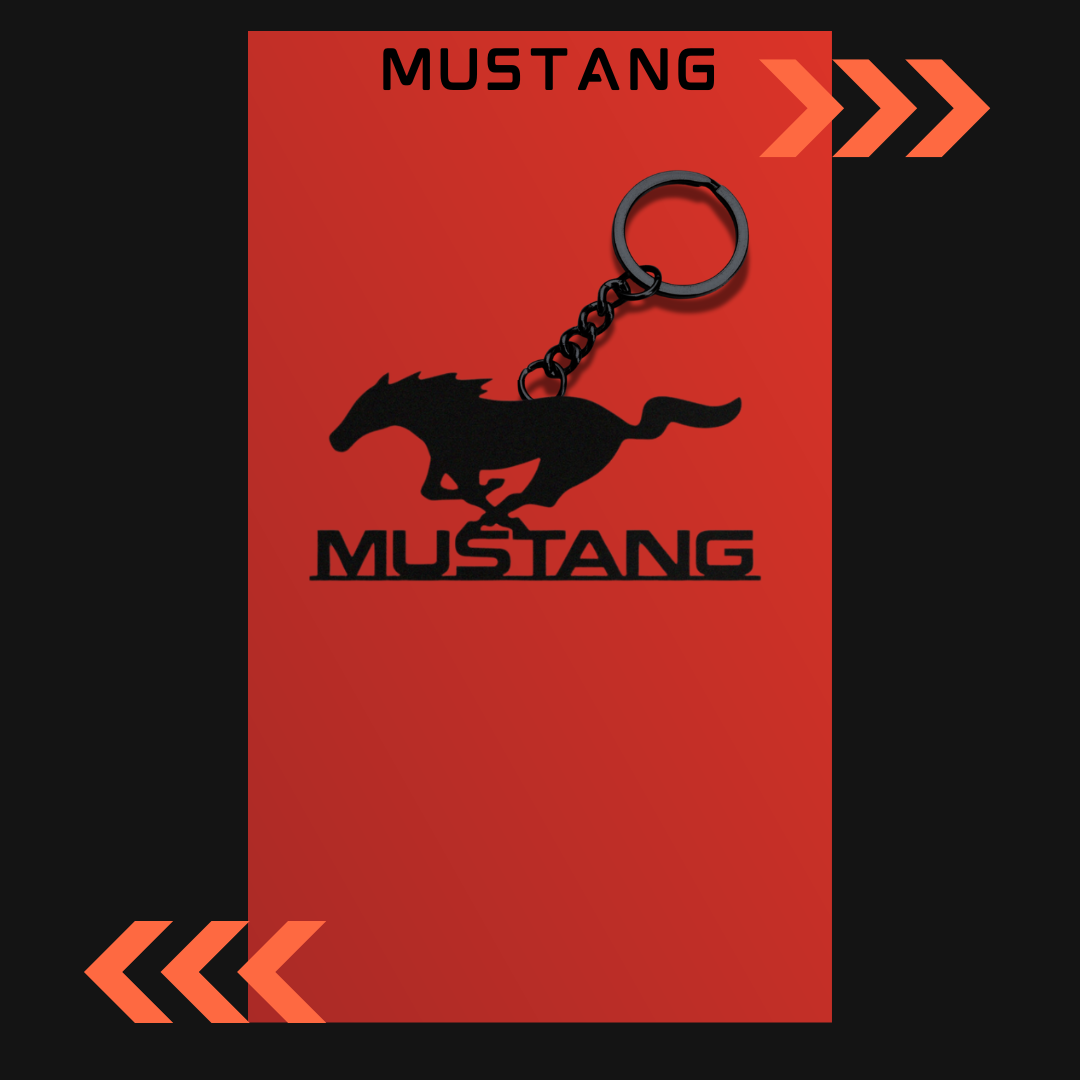 Mustang Keychain