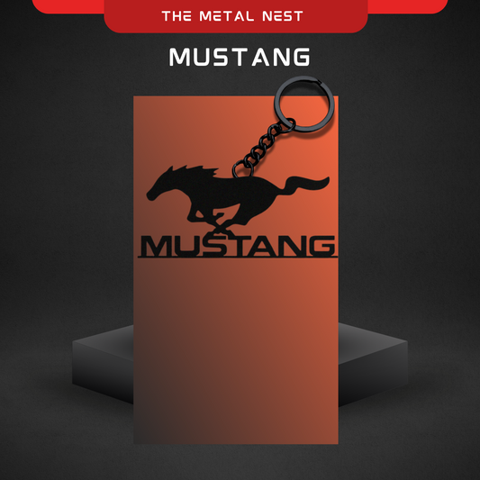 Mustang Keychain