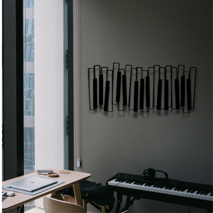Keyboard Metal Wall Art