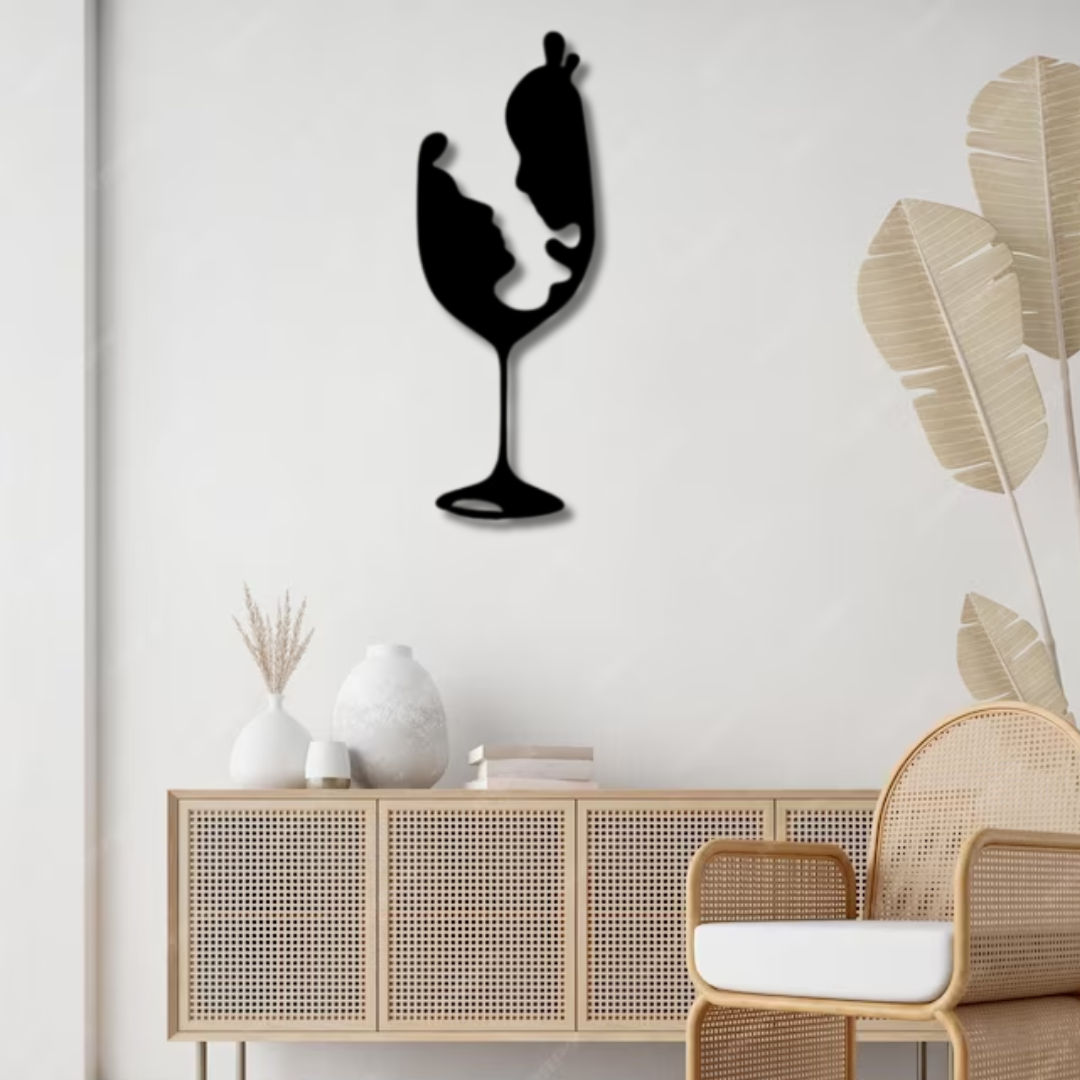 الحب والزجاج