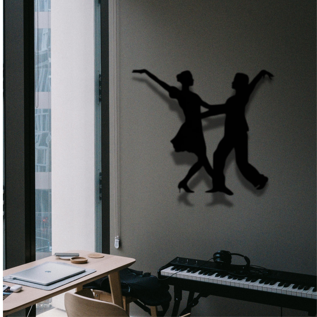 Dance Couple Metal Wall Art