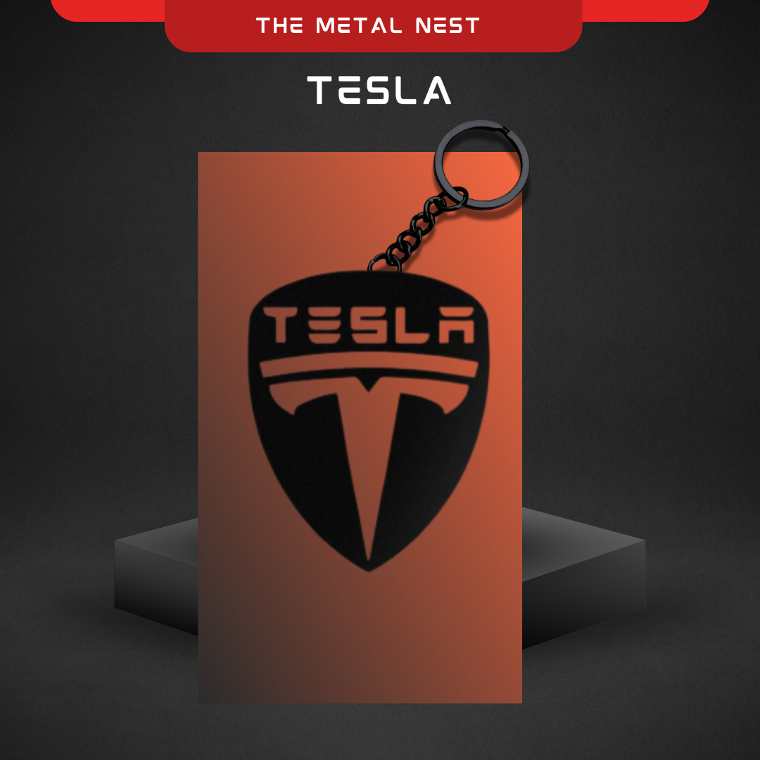 Tesla Keychain