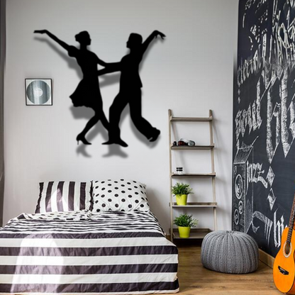 Dance Couple Metal Wall Art