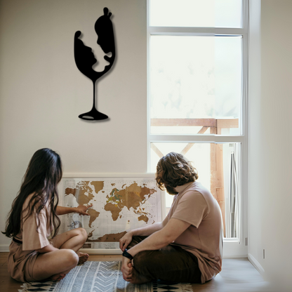 الحب والزجاج