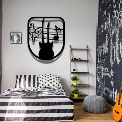 Modern Guitar Wall Art,