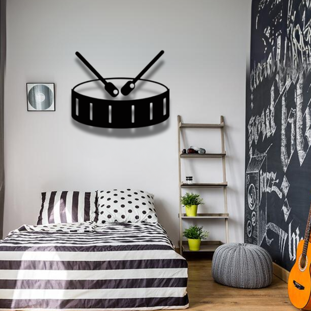 Drum Metal Wall Art