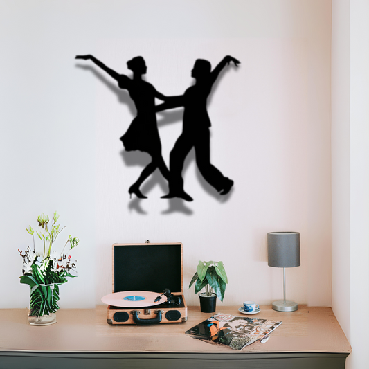 Dance Couple Metal Wall Art