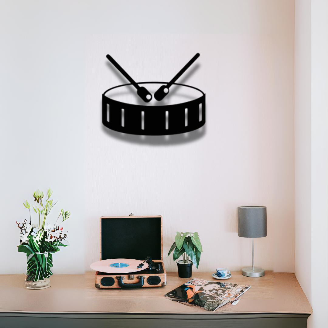 Drum Metal Wall Art