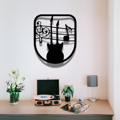 Modern Guitar Wall Art,