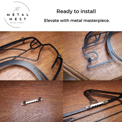 Instrument Metal Wall Art